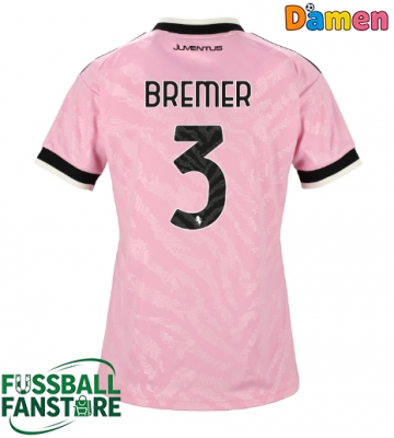 Juventus Gleison Bremer #3 Replik Auswärtstrikot Damen 2026-27 Kurzarm